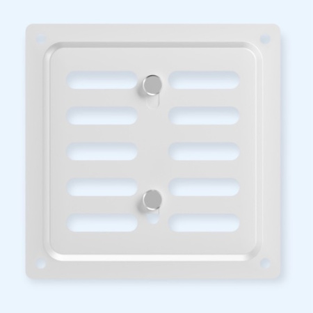 1515MER White ERA Решетка вентиляционная MER регулируемая 150x150 окраш.сталь White